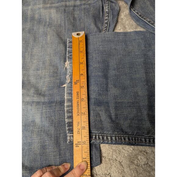 Levis 514 Slim Straight Fit Jeans MENS 31x30 Altered Dark Rinse Mid Rise casual - Picture 6 of 9